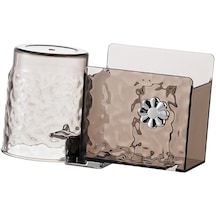 Homyl 3 In 1 Diş Fırçası Tutucu Çok Amaçlı Kolay Kurulum Gri