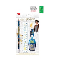 Maped X Dekomus Lisanslı Harry Potter Magic School 4'lü Kırtasiye Seti Kurşun Kalem, Cetvel, Silgi Ve Kalemtraş, "dekomus Cep Defteri Hediyeli" Altın