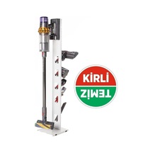 Dyson Uyumlu Dikey Süpürge Standı Beyaz Renk Dyson V15 - V12 - V11 - V10 - V8 Modellere Uyumlu Beyaz - 652905296