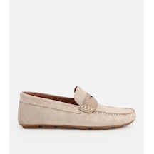 Hotiç Erkek Süet Deri Bej Comfort Günlük Loafer