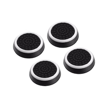 Desenli Sony Ps5/ps4/ps3 Analog Koruyucu Silikon Pad-renkli Beyaz