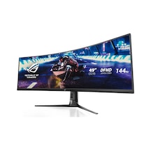 Asus Rog Strıx Xg49vq 49 Gamıng Va Kavıslı Aura Rgb Freesync 2 Hdr Dfhd 3840x1080 1ms 144hz Dp Hdmı Usb Mm Vesa 3yıl Ultra-wıde Hdr,dusuk Mavı Isık,yu