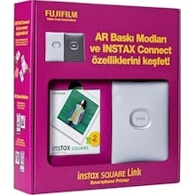 Square Link Beyaz Akıllı Telefon Yazıcısı Bundle Box Açık Mavi