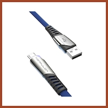 Bezos Konfulon Dc16 Micro Usb Kablo 1m 2.4a - Mavi Pro