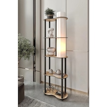 Ravilo Sperenza Dekoratif Raflı Lambader Meşe