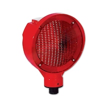 Solar Uyarıcı Flaşör Lamba Kırmızı