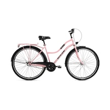 Bisan Bella Şehir Bisikleti 46 Cm V 28 Jant 3 Vites Pudra Pembe Siyah Kırmızı