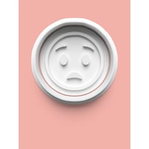 Emoji Surat İfadesi Kurabiye Kalıbı Ve Şeker Hamuru Kalıbı 0017-4