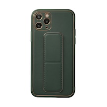 Gld-spt- Newface Apple Uyumlu iPhone 11 Pro Kılıf Coco Deri Standlı Kapak - Yeşil
