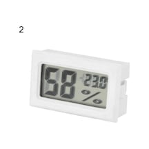 Siyah Akıllı Mini Dijital Lcd İç Mekan Sıcaklık Nem Ölçer Termometre Higrometre Ölçer