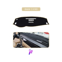 Bmw E90 2005-2013 Uyumlu Torpido Örtüsü Araca Özel Üretim Kolay Montaj Torpido Kılıf Ta7 Bej