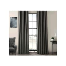 Evdepo Home Blackout Fon Perde,%100 Karartma, Isı Yalıtımlı, Pilesiz, Antrasit, Tek Kanat 220 X 280 Cm Genel