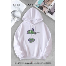 Macklin Unisex Kadın Erkek From One Distraction Özel Tasarım Baskılı Kapşonlu Sweatshirt Beyaz Mck0984 Beyaz