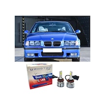 Bmw E36 Led Xenon Kısa Far Ampulü H1 Duo Yeni Seri Beyaz 1990-1995