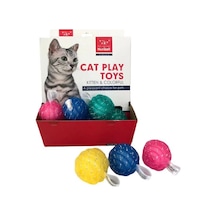 Nunbell Hışırtılı Kedi Oyuncağı Top 4 CM