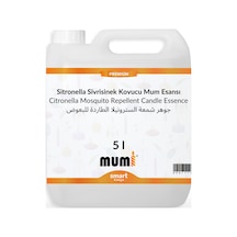 Premium Sitronella Sivrisinek Kovucu Mum Esansı 5 Litre Şeffaf