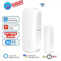 Tuya Destekli Akıllı Wifi Kapı Pencere Sensörü