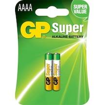 Gp Lr61 Aaaa 25a Super Alkalin Pil 2 Li