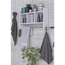 Erguvan Çok Amaçlı Mutfak Banyo Antre Rafı Düzenleyici Raf