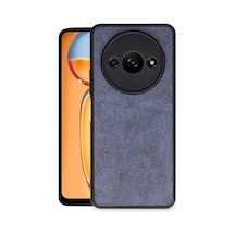 Newface - 543 - Xiaomi Redmi A3 4g Kılıf Aras Deri Kapak - Ece-umay - - Lacivert