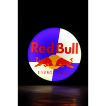 Red Bull Tasarımlı Dekoratif Aydınlatma Gece Lambası Çok Renkli