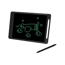 Fosenze 11.5 İnç Lcd Elektronik Yazma Tahtası, Tek Tuşla Silme Ve Kilitleme Özelliği, Çift Uçlu Fırça, Şarjlı İç Pil, Siyah Monokrom Ekran Diğer