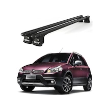 Trio-ı Fiat Sedici 2006-2014 Uyumlu Siyah Kilitli Ara Atkı 120cm Port Bagaj Tavan Barı