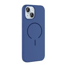 Apple Uyumlu iPhone 15 Kılıf M-safe Şarj Özellikli Klfs Meta Kapak - Titanyum-gri Titanyum-Gri