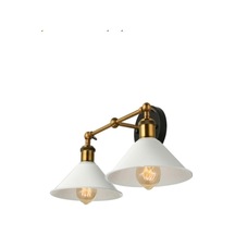 Riolight Retro İkili Metal Aplik Şapka Çapı 22cm Siyah