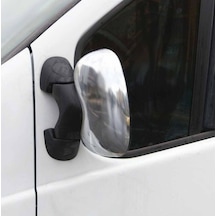 Renault Trafic 2 ABS Krom Ayna Kapağı 2010-2014 2 Parça