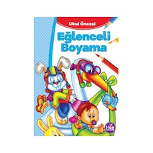 Okul Öncesi Eğlenceli Boyama- Mor Kelebek