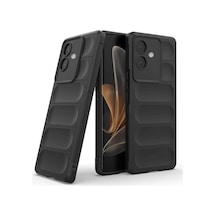 Oppo A3 Uyumlu Kılıf Optimum Silikon - Siyah