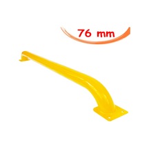 Otopark Teker Dayama Bariyeri Otopark Araç Stoperi Ayırıcı Demir 155cm Ø76mm 2.5mm Turuncu