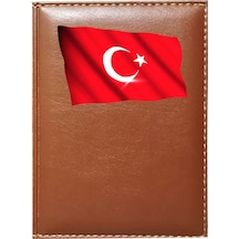 Promosyon Denizi Türk Bayrağı Görselli Taba Ruhsat Kabı