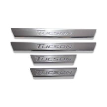 Hyundai Tucson 2015-2018 Krom Kapı Eşiği 4 Prç