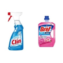 Clin Pırlanta Parlaklığı 500 Ml + Bref Dixi Yabangülü Kokulu, Yabangülü Kokulu İle 1000'li Set