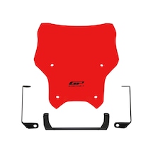 Gp Kompozit Cf Moto 250 Nk 2023-2026 Uyumlu Ön Cam Kırmızı 33cm