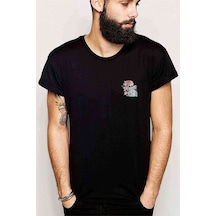 Computer Skull Kurukafa Baskılı Siyah Erkek Tshirt (530970784)