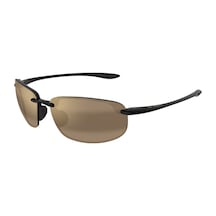 Mj 0407s 002 02 64 Maui Jim Ho'okipa Polarize Güneş Gözlüğü Siyah