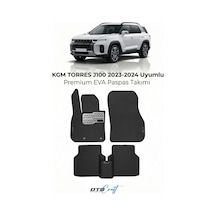 OtoCraft Kgm Torres J100 2023-2024 Araca Özel 3d Havuzlu Eva Paspas Tam Set 5 Parça