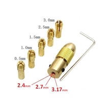 Otomatik Mandrel Motor Mandren Chuck Üniversal Mil Penset Okul (413109302)