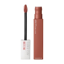 Maybelline New York Super Stay Matte Ink Likit Mat Ruj - 70 Amazonian - Kahverengi - 5 Adet Tarı