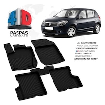 Sandero 4d Araca Özel Havuzlu Paspas 2008 2009 2010 2011 2012 2013 Uyumlu Omsa