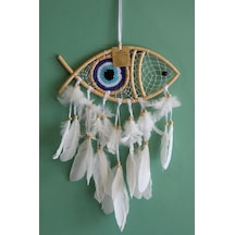 Rüya Kapanı Dream Catcher Balık Tasarımı Çok Renkli