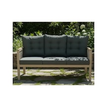 Opal 3lü Antrasit Metal Gövde Balkon-bahçe-kafe,çay Seti,koltuk Takımı,oturma Grubu,ofis Koltuğu