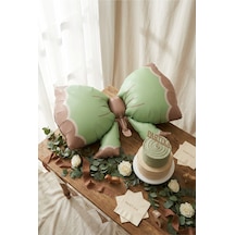 Retro Yeşil Fiyonk Folyo Balon Baby Shower Doğum Günü Parti Süsü Çok Renkli