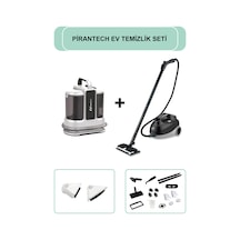 PiranTech KT-703 Koltuk Ve Halı Yıkama Makinesi + CB-107C Çok Fonksiyonlu Buharlı Temizlik Makinası