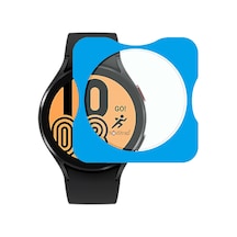 Novstrap Samsung Galaxy Watch 4 44mm İle Uyumlu Ekran Koruyucu Temperli Cam Kolay Uygulama Aparatlı