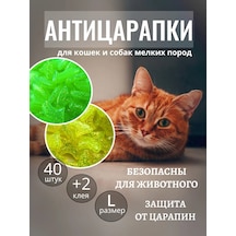 E.lekar' Kediler İçin Tırnak Koruyucu Kapaklar 40 Adet L 208827408