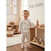 Tois Baby Organik Hastane Çıkışı Bebek Takımı 0-3 Ay Beyaz